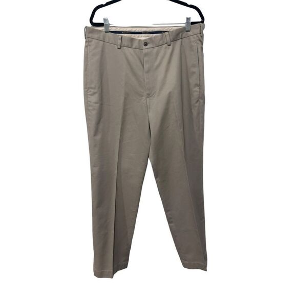 Brooks Brothers 36x32 Khaki Tan Straight leg Professional Pants Men's - Picture 1 of 12